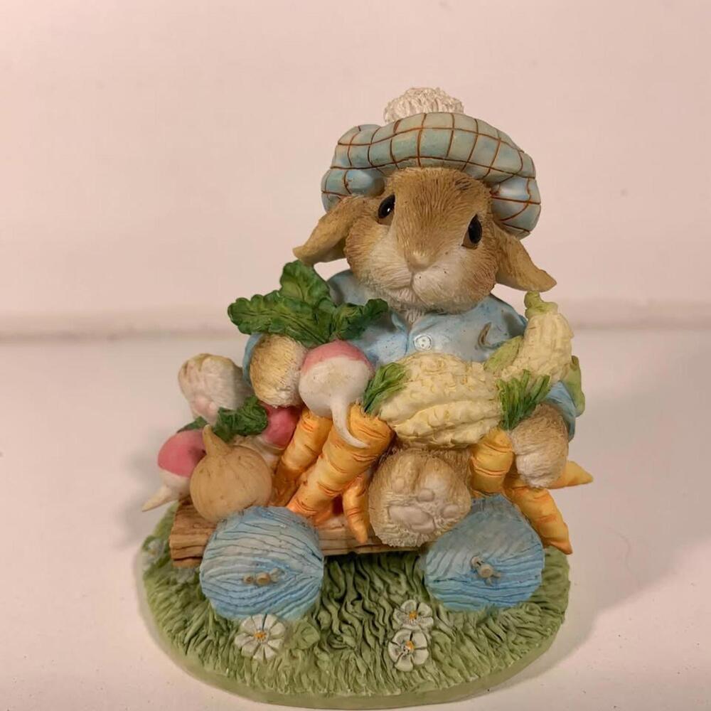 My Blushing Bunnies Rabbit Figurine "An Abundance of Blessing"